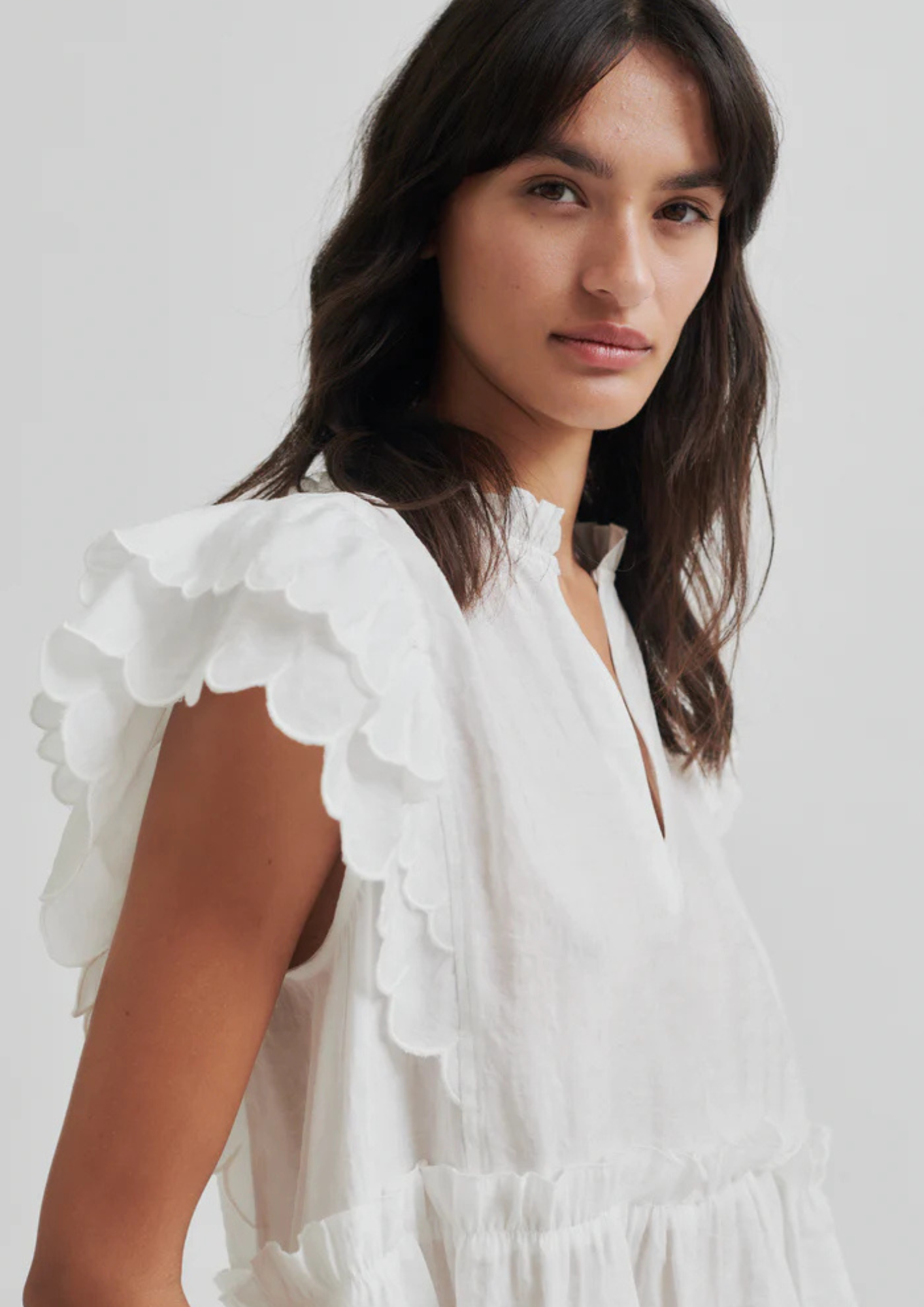 Second Female Terra Frill Blouse - Tradewinds
