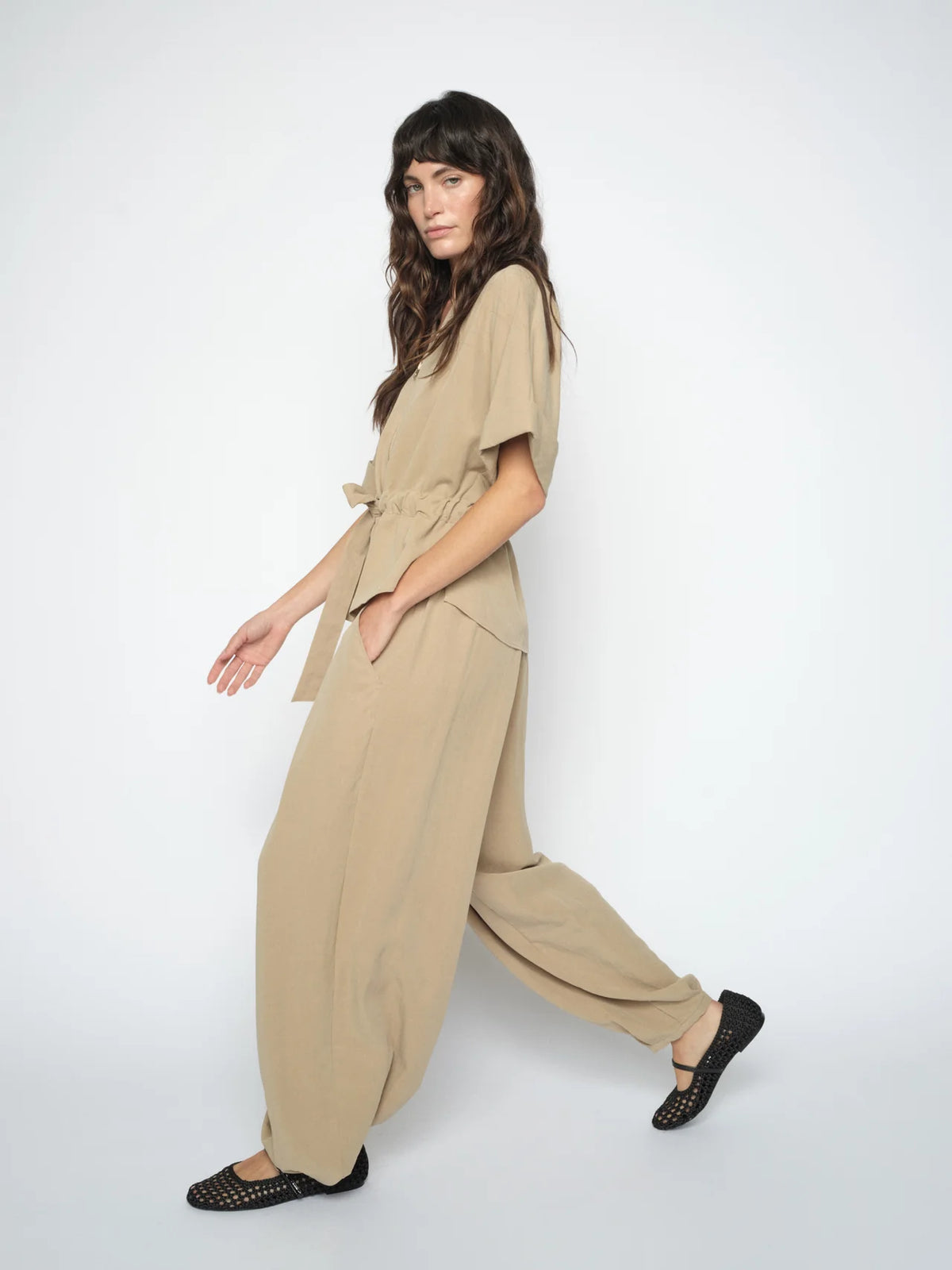 Mos Mosh Nuello Gunilla Pant Sesame