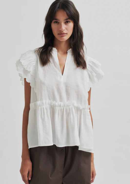 Second Female Terra Frill Blouse - Tradewinds