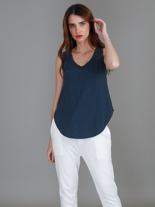 3rd Story Fifi Tank – 5cm Shorter Indigo