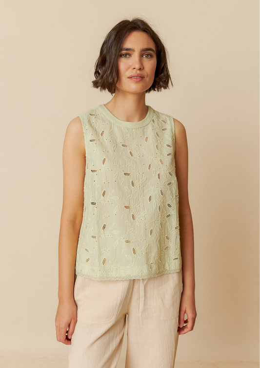 Indi & Cold Aloe Lace Combined T-Shirt
