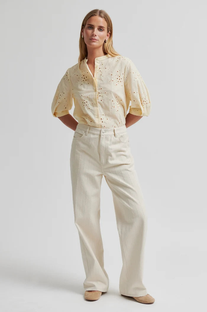 Second Female Cavana Shirt Alabaster Glea White