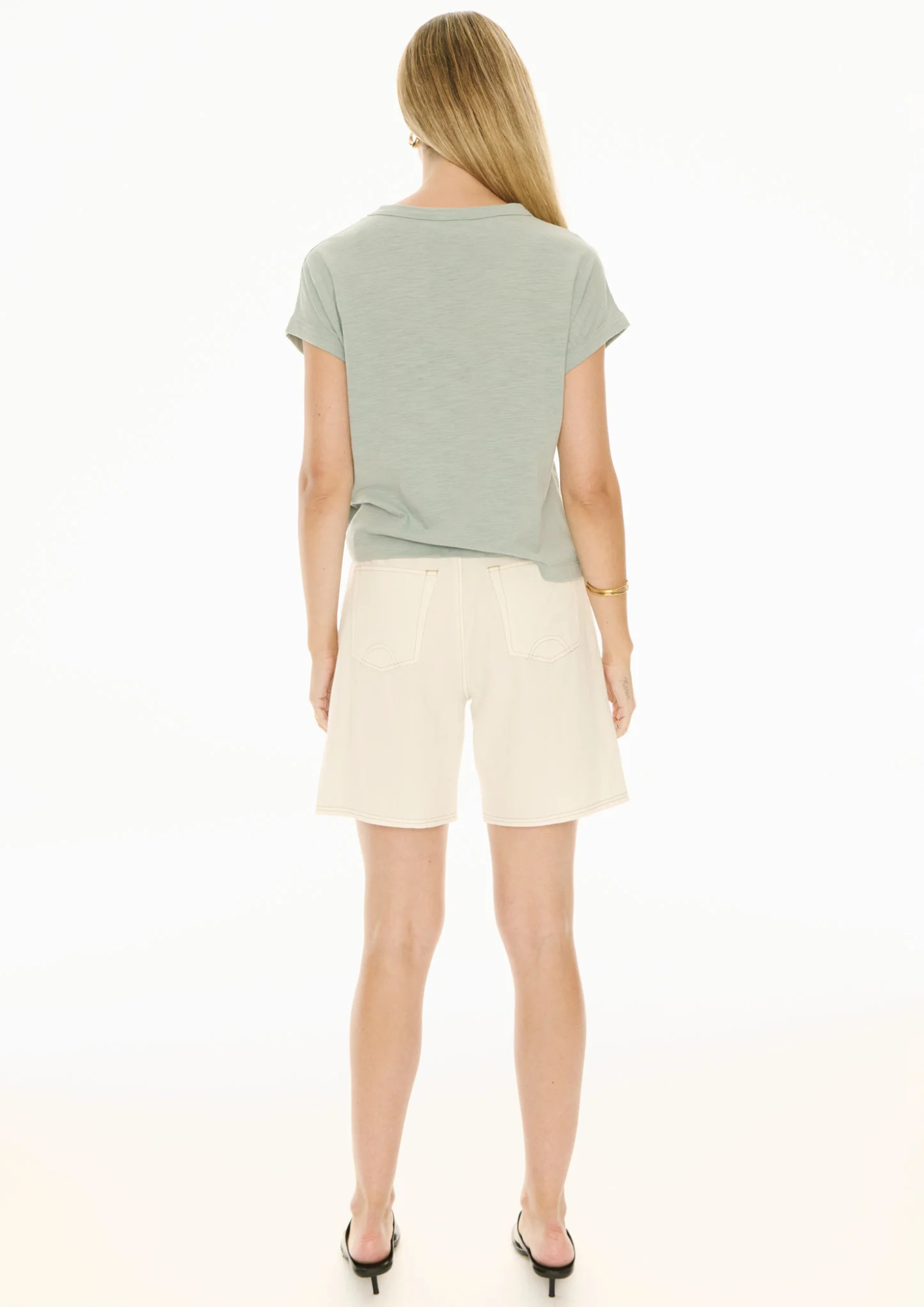 POL Clothing Mast Tee - Mist