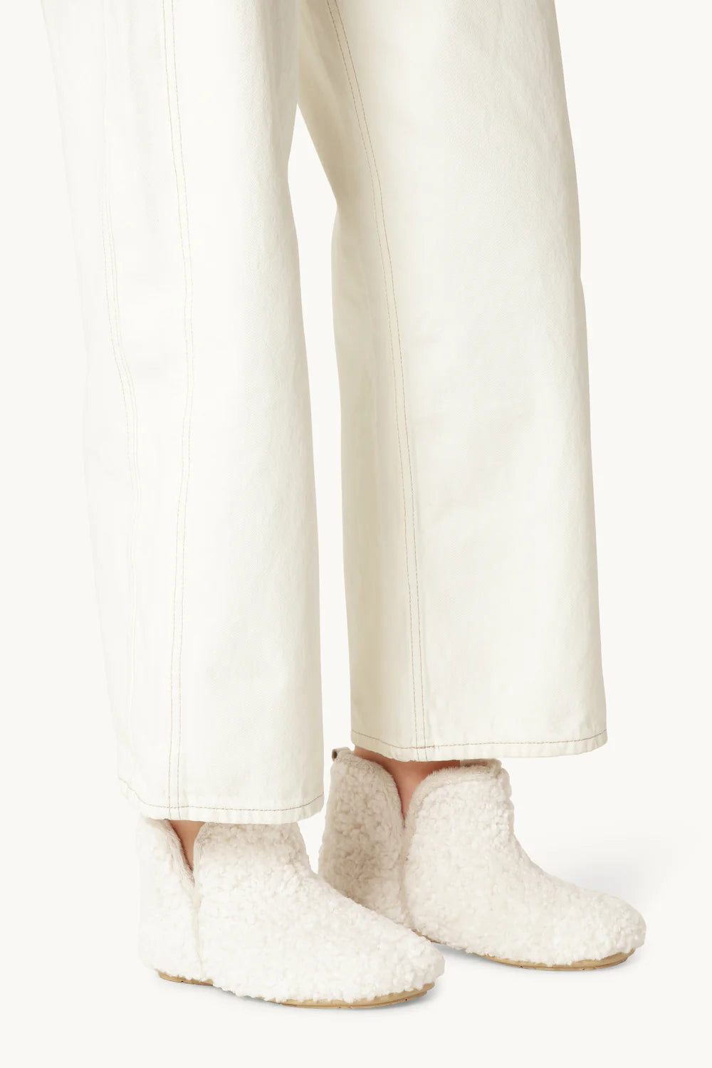 ILSE JACOBSEN - Cosy Ankle Boot - Creme Wheat