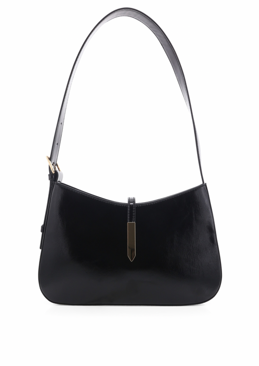 Billini Bergman Shoulder Bag - Black Shine