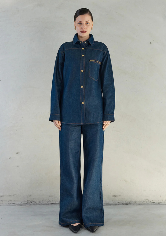 Sofia Irina - Josefina Denim Shirt - Indigo