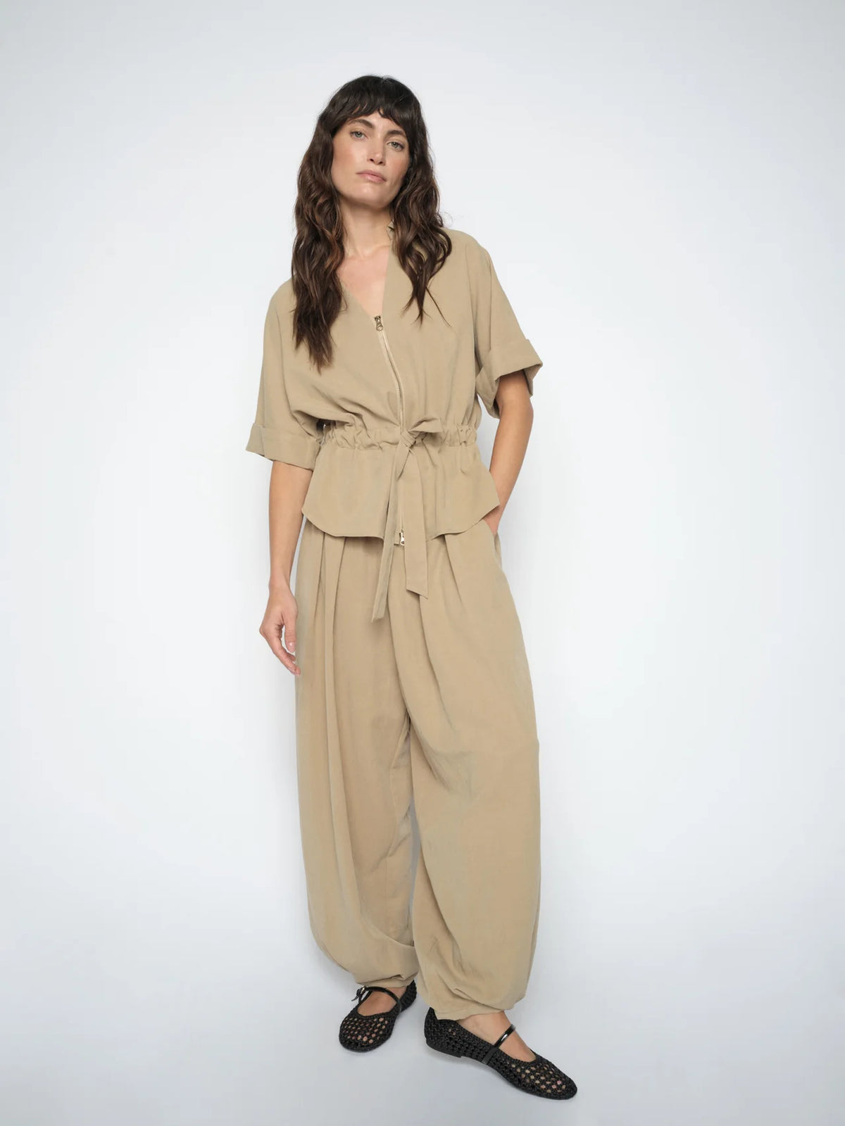 Mos Mosh Nuello Gunilla Pant Sesame