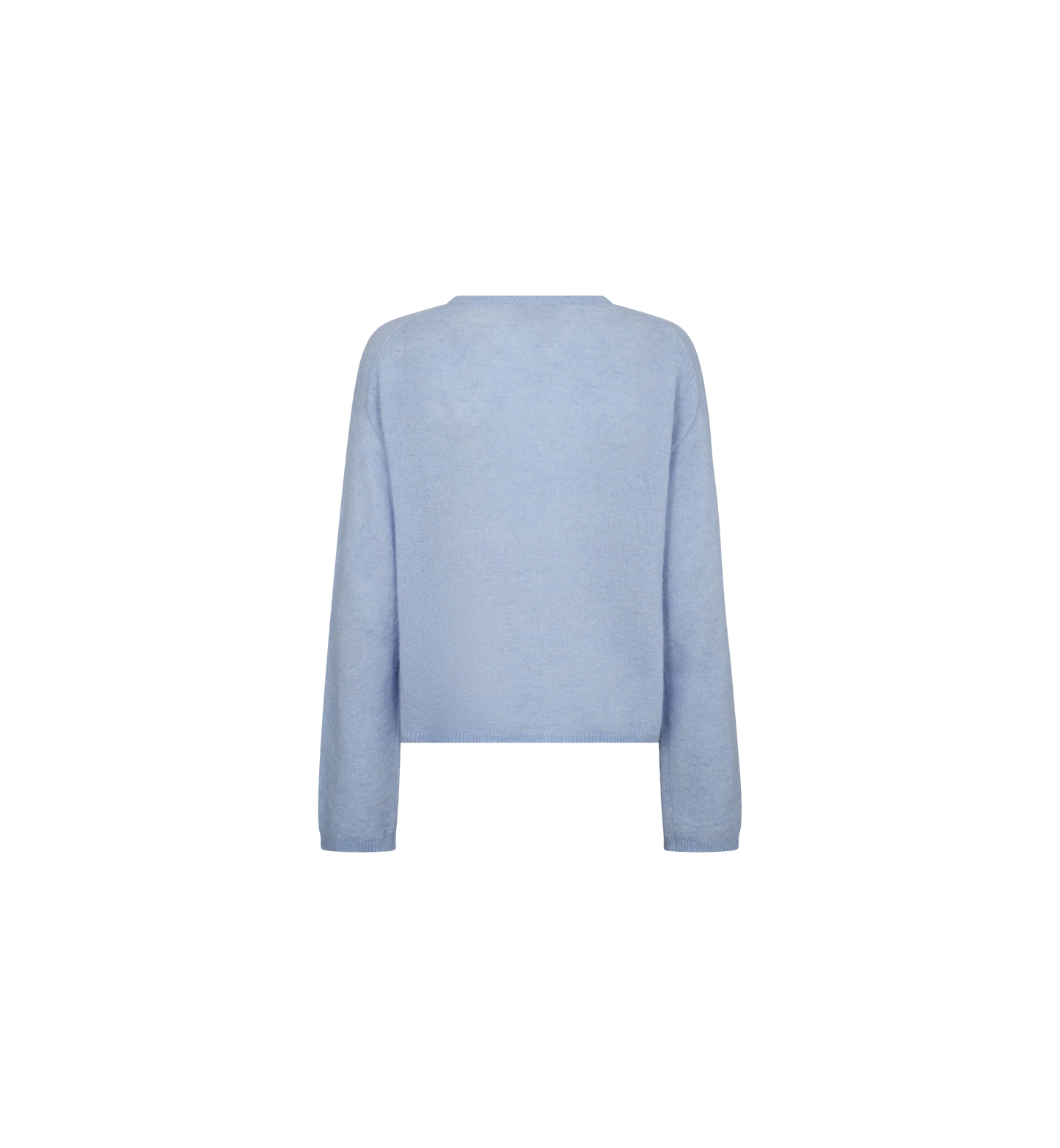 Mos Mosh MMMape O-neck Knit - Brunnera Blue