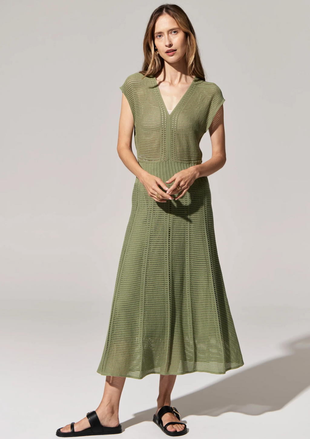 POL - Paco Knit Dress - Green