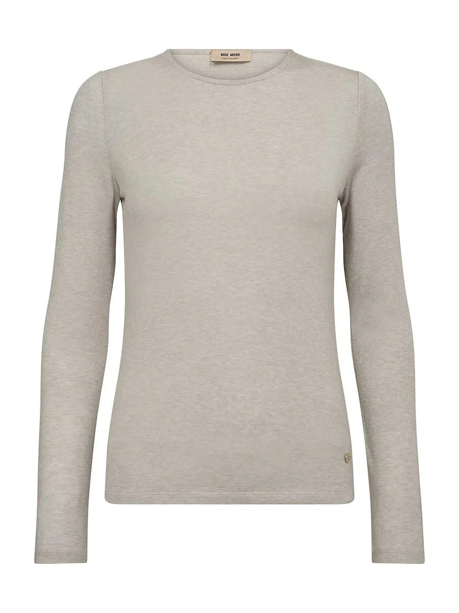 Mos Mosh MMPetri Long Sleeve Tee - Brindle