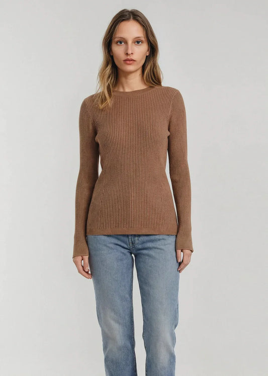 Alete Threads - Vamp Keyhole Crew - Nutmeg