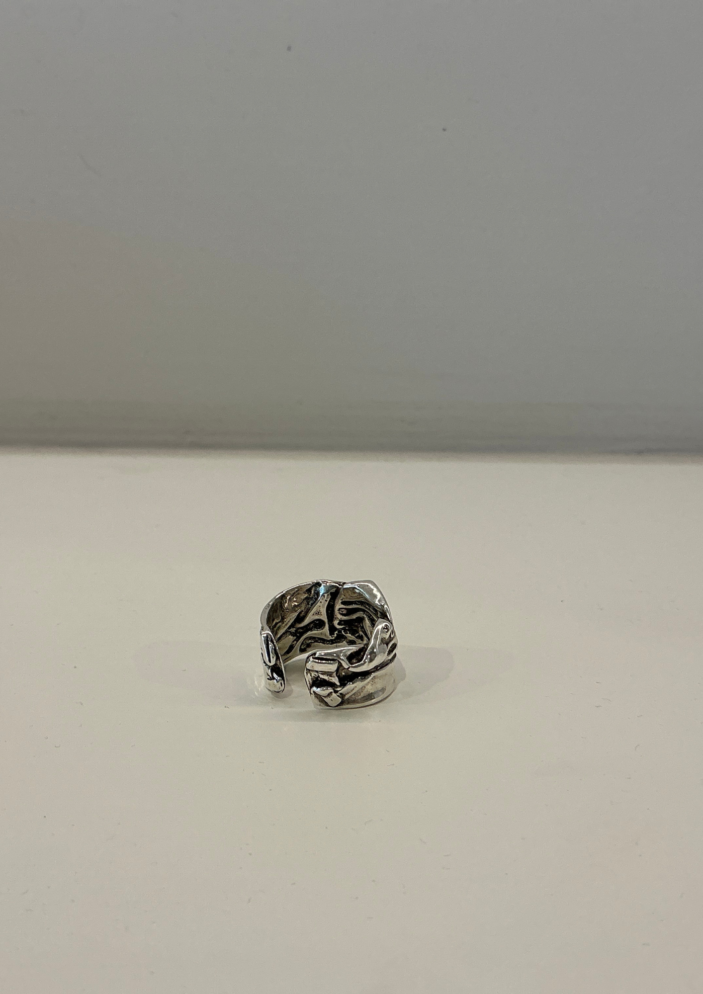 Steel Knotted Ring
