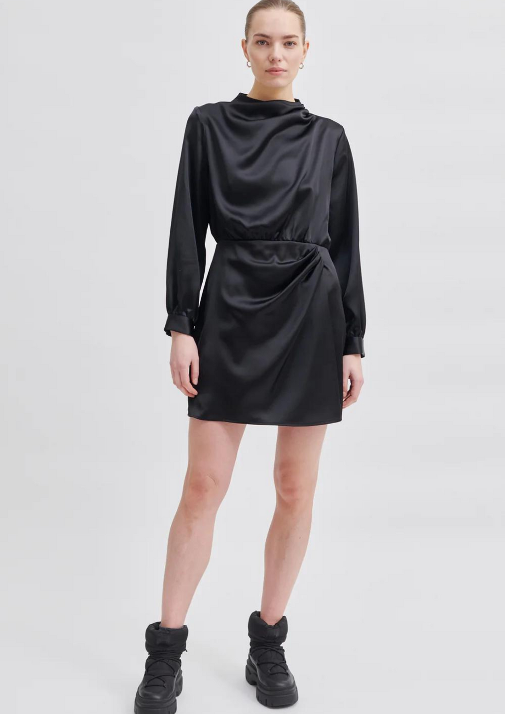 Second Female - Ries Mini Dress  Black