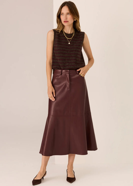 POL - Hugo Skirt - Merlot