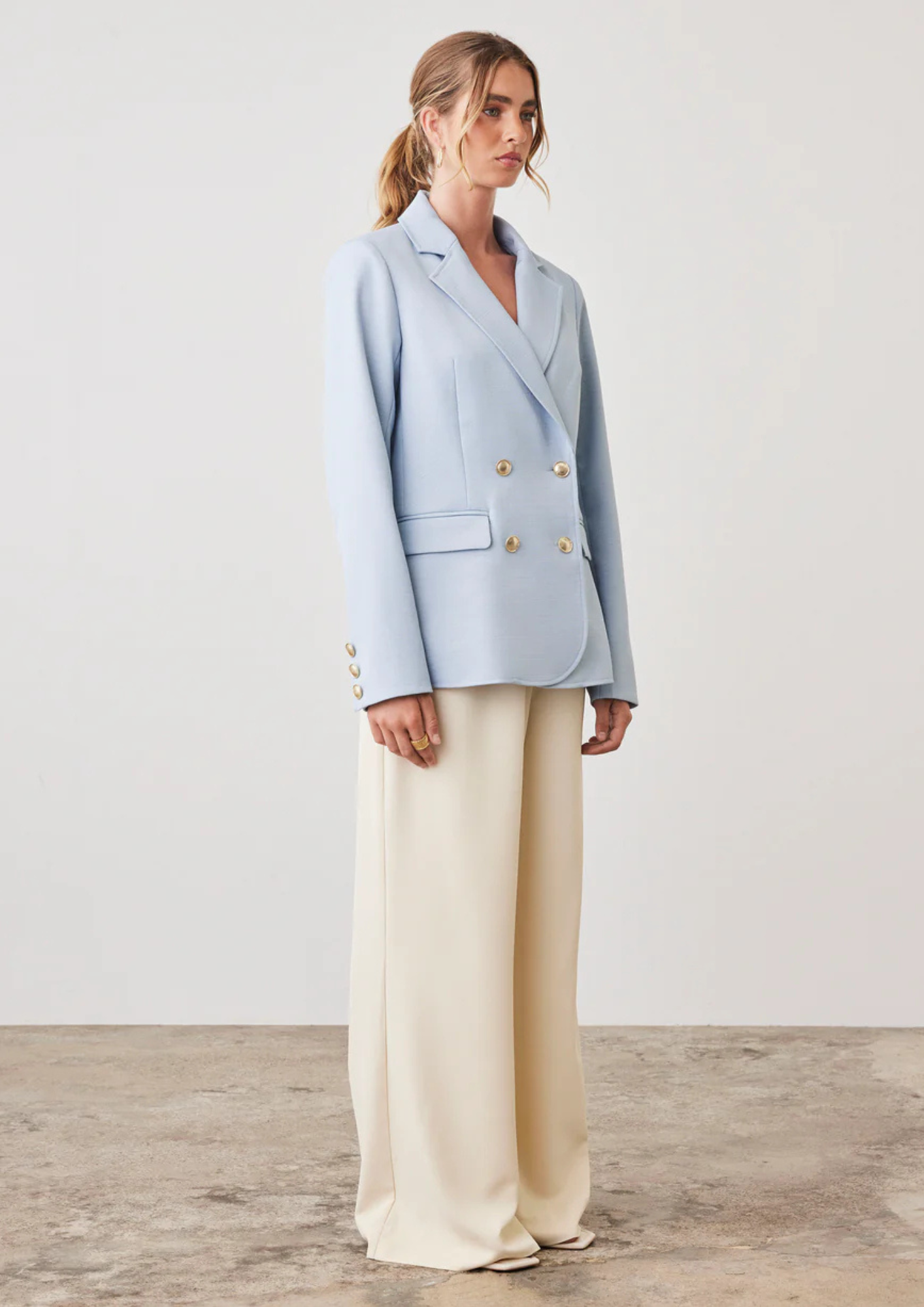 Esmaee Pivot Blazer - Sky