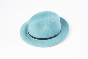 Travaux En Cours - Borsalino Hat Leather Strap Turqoise
