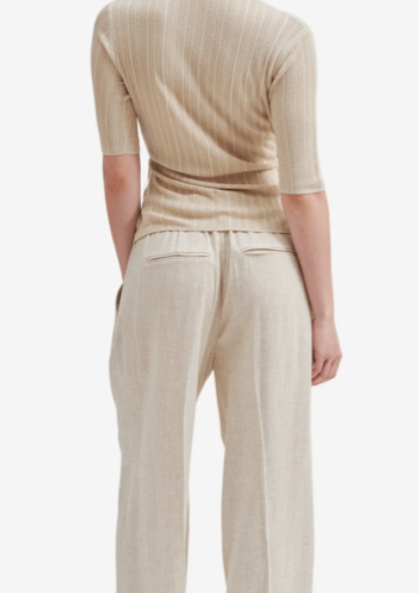 Second Female - Linoraw Linen Pant Vintage Khaki