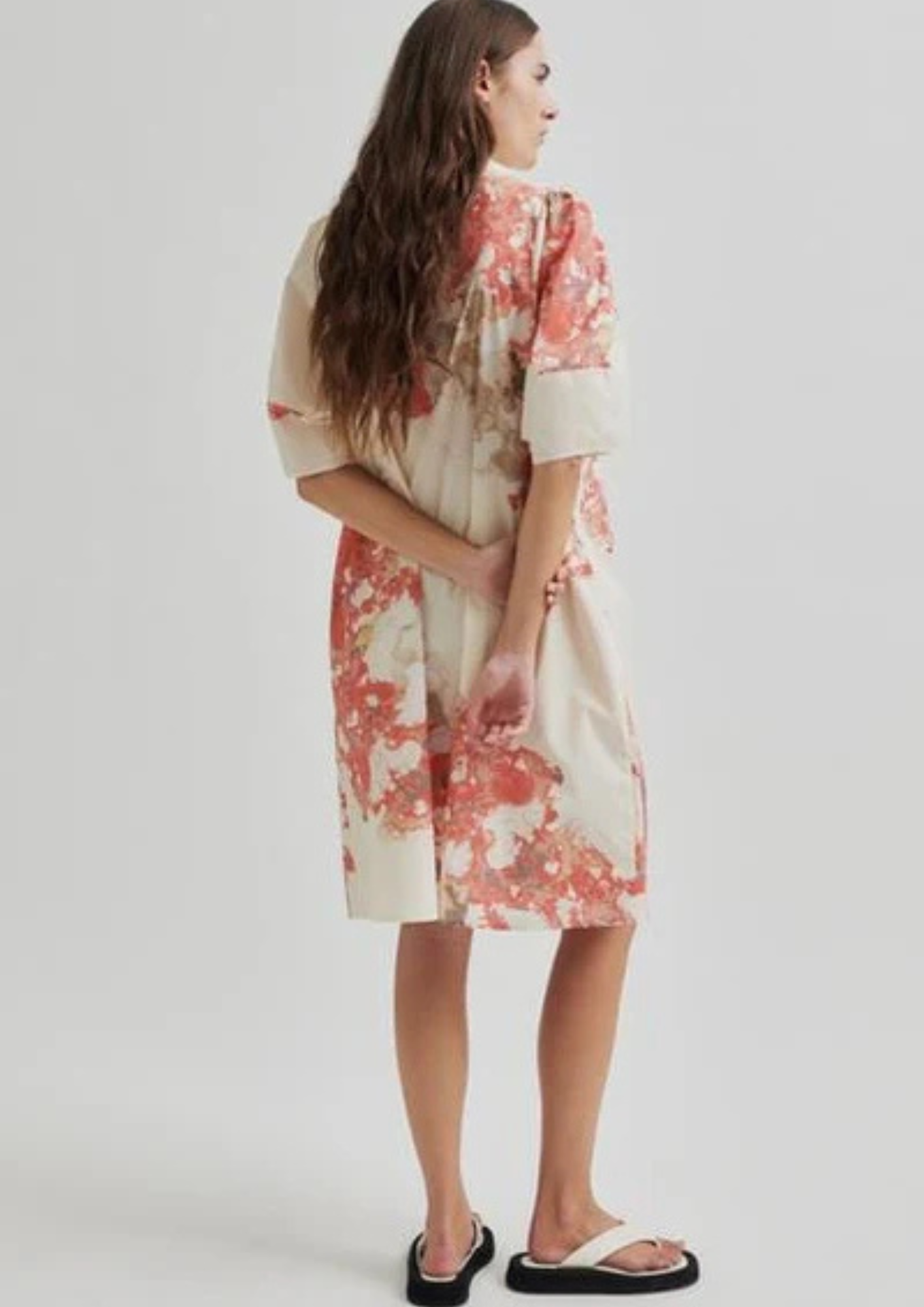 Second Female Sirmione Floral Dress - Spiced Coral