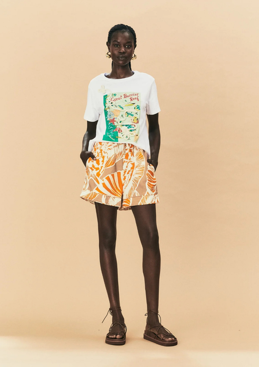 La Maise Cannes Shorts - Seashell Print