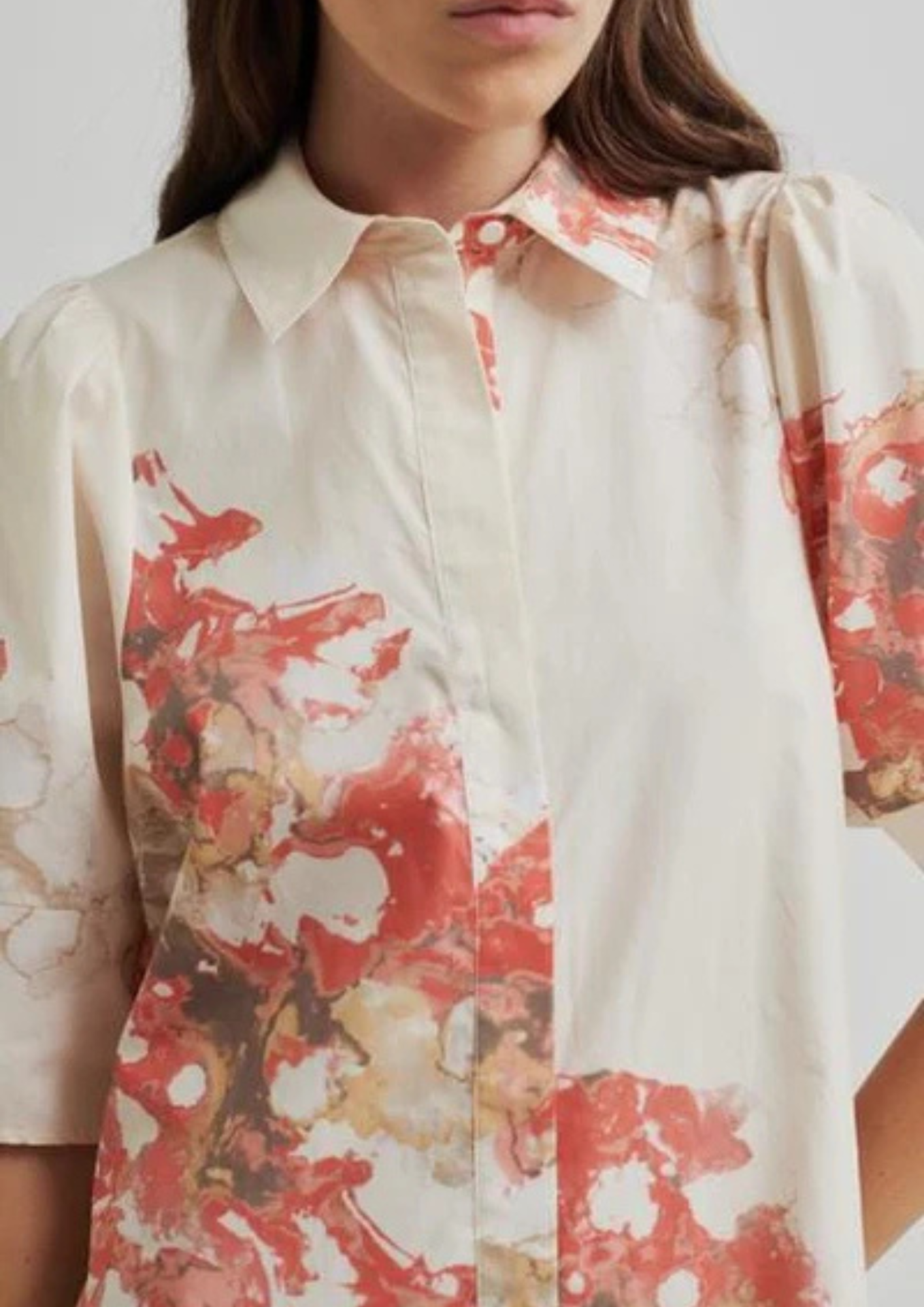 Second Female Sirmione Floral Dress - Spiced Coral