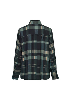 Second Female Checca Check Shirt -Black