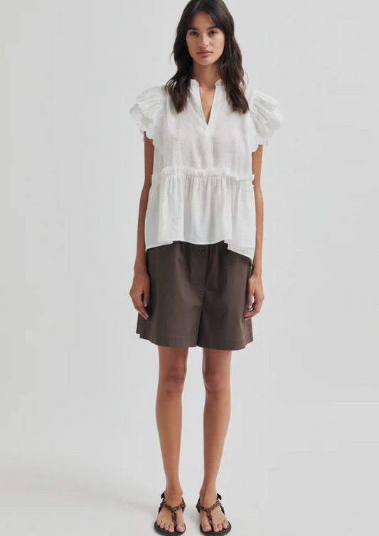 Second Female Terra Frill Blouse - Tradewinds