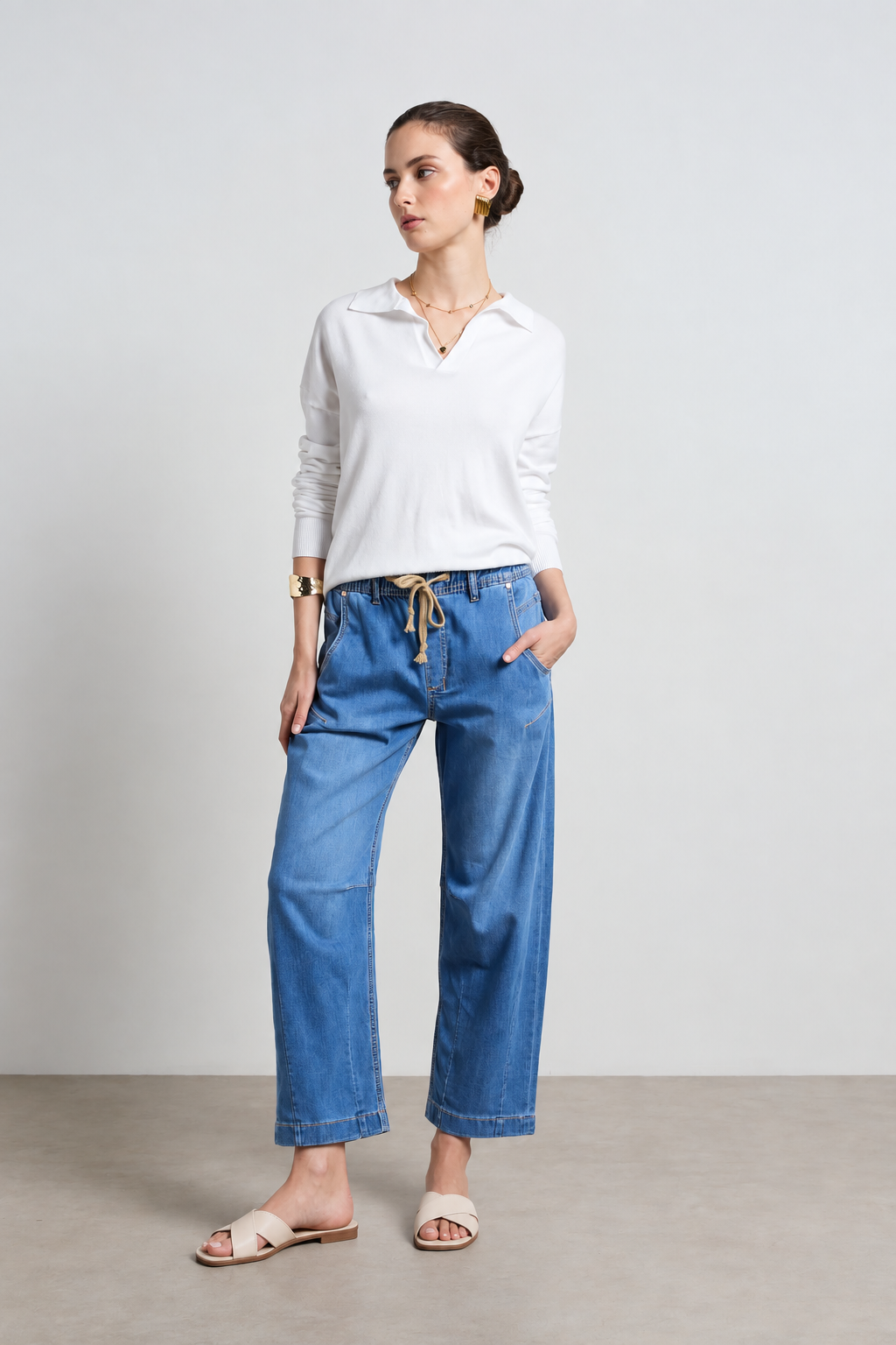 Active Rodeo Blue Barrel Jean