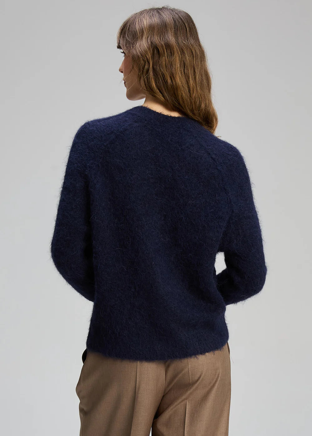 Zaket & Plover ZP8109 Alpaca Cardigan - Midnight