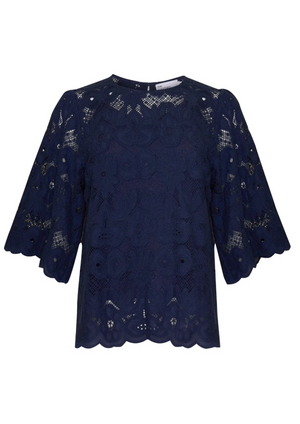 Zoe Kratzmann Intonation Top - Midnight