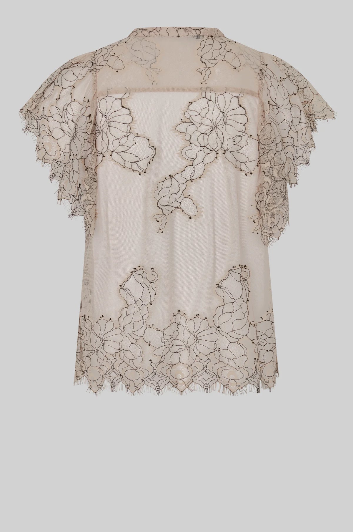 Second Female Savoya Lace blouse Plaza Taupe