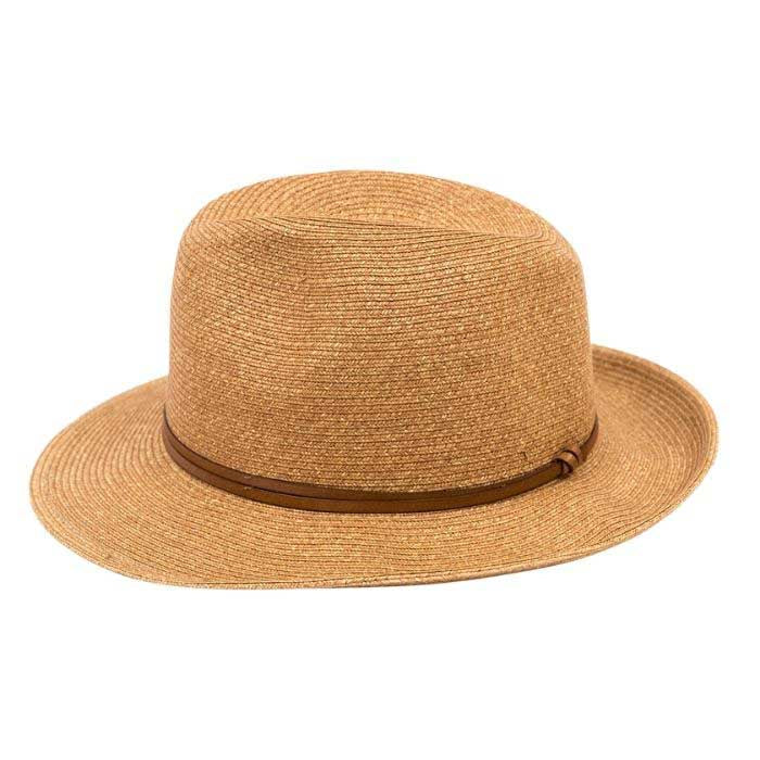 Travaux En Cours - Borsalino Hat Leather Strap Havane