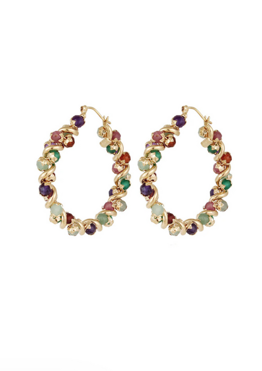 Gas Bijoux Eurydice Hoop Earrings Gold