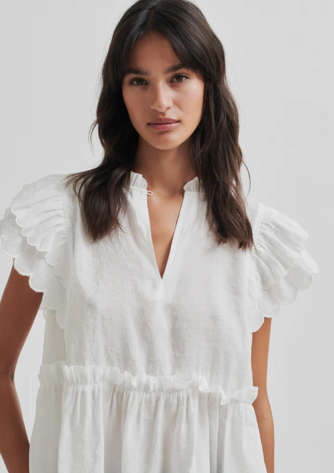 Second Female Terra Frill Blouse - Tradewinds