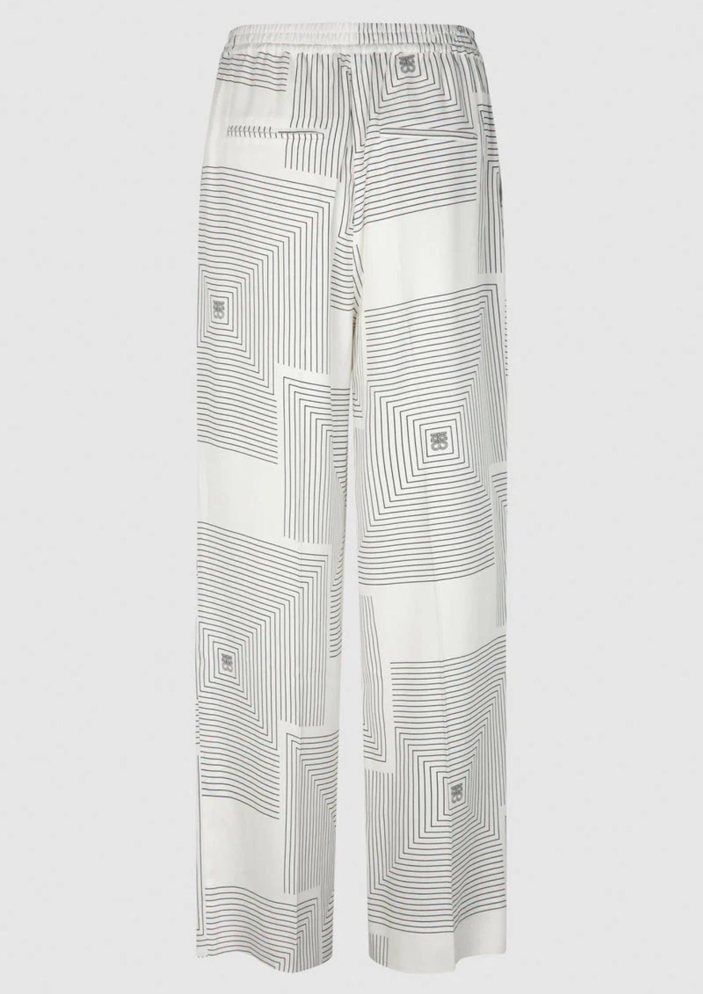 Second Female - Tierra Vaporous Graphic Trousers - White