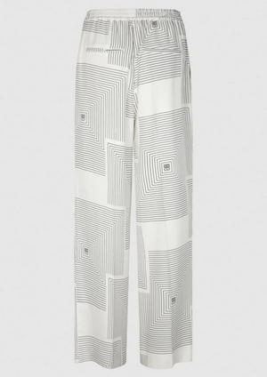 Second Female - Tierra Vaporous Graphic Trousers - White