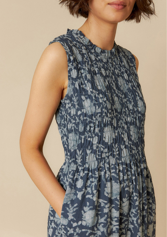 Indi & Cold Indigo Organic Cotton Woven Dress