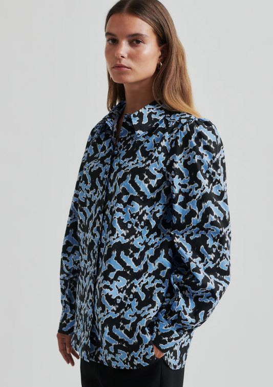 Second Female Klara Printed Shirt - Marina