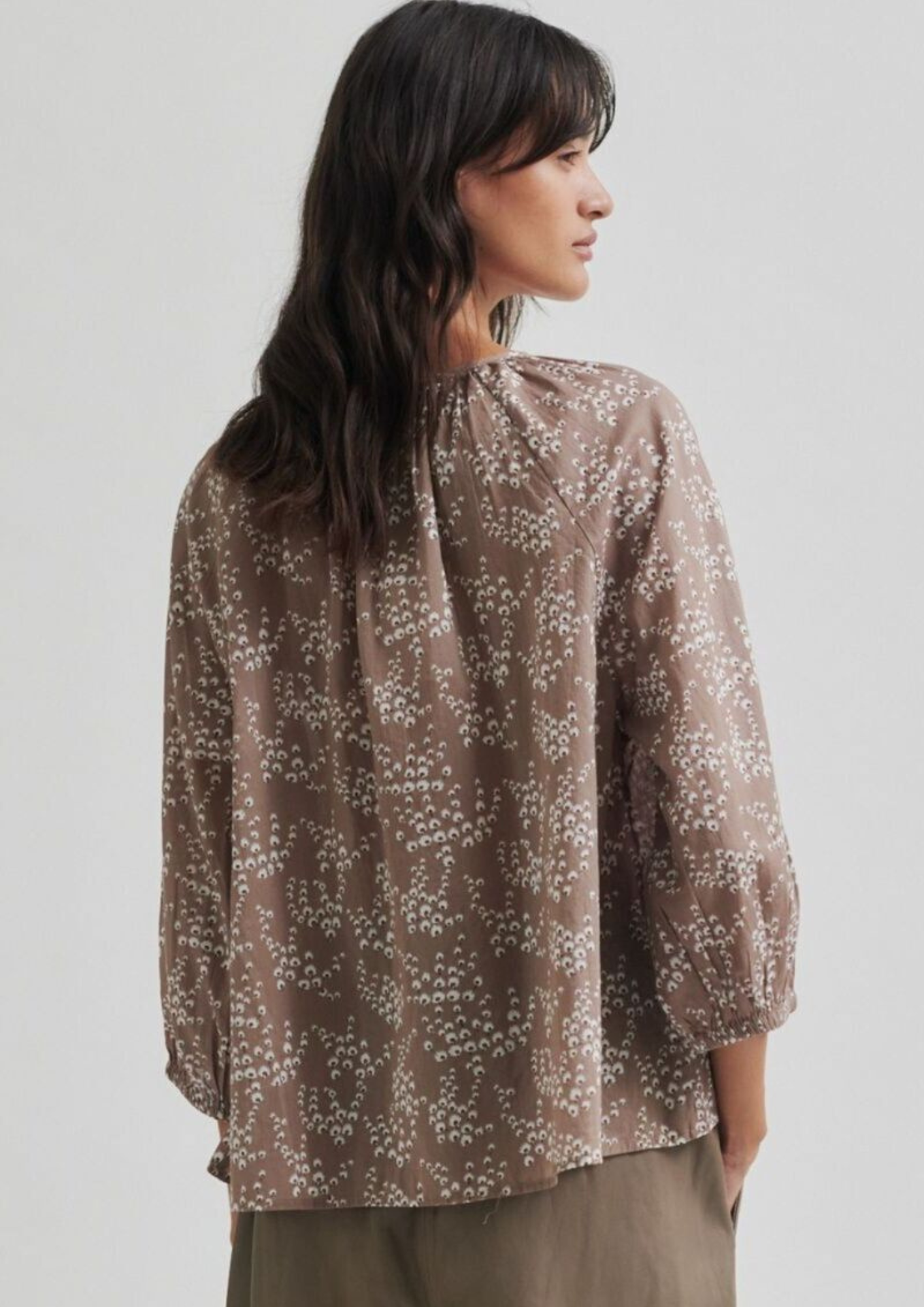 Second Female Sierra Blouse - Fossil