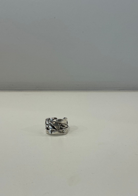 Steel Knotted Ring