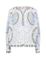 Mos Mosh Wylde Orchid Blouse Blue