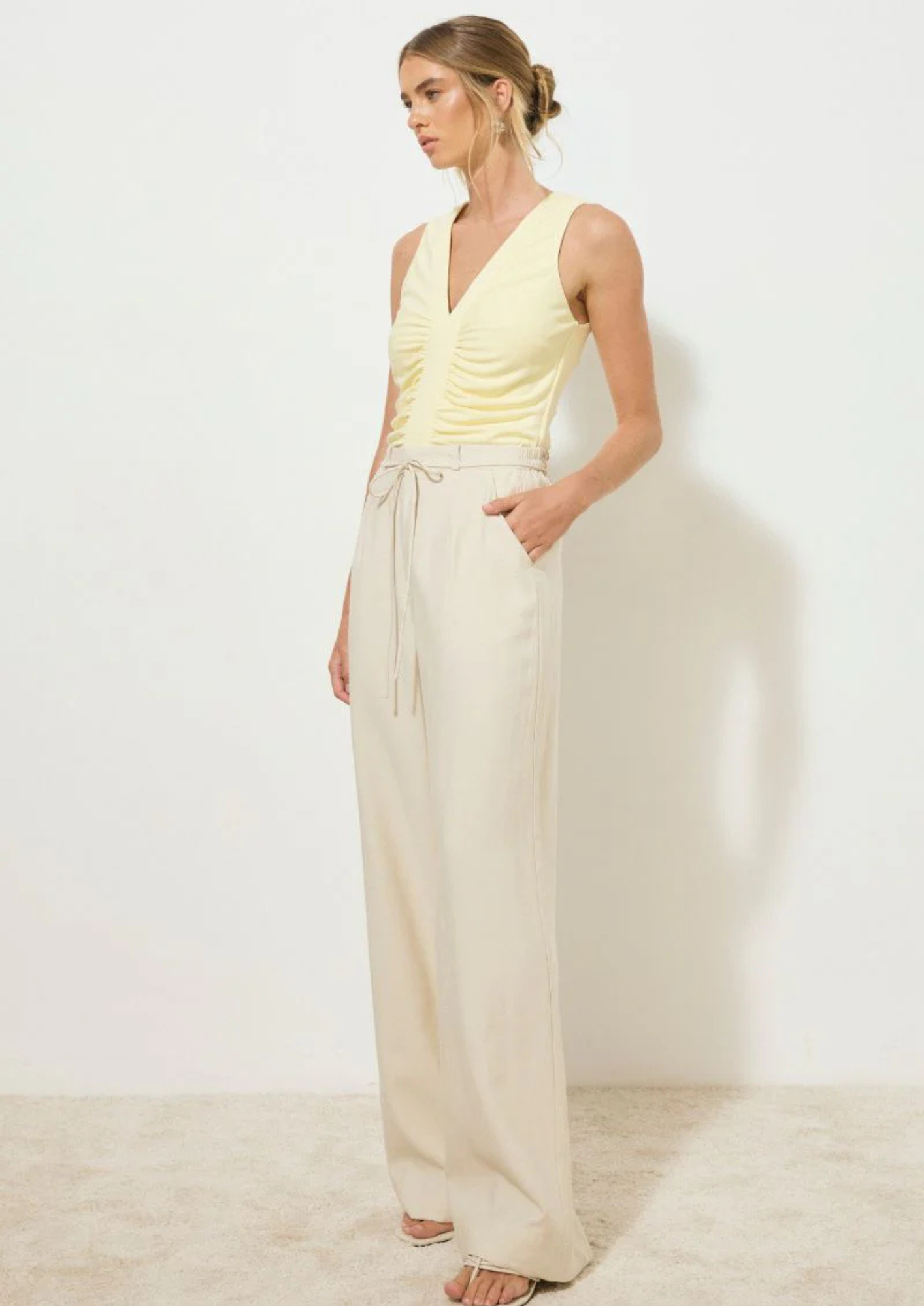 MON RENN Ritual Pant - Natural