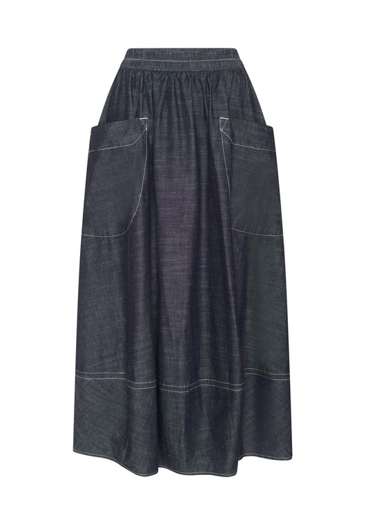 POL Avrid Skirt - Chambray