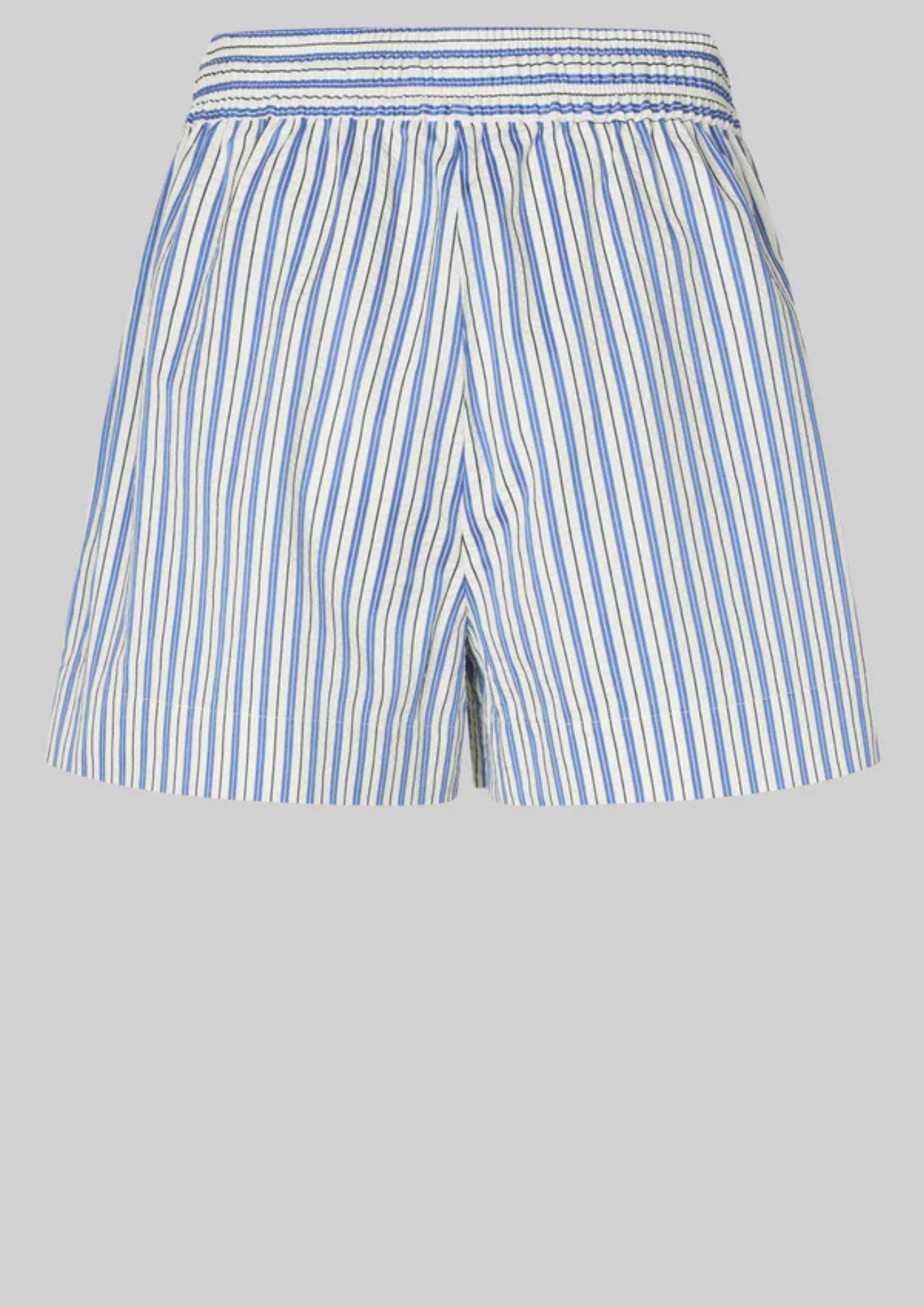 Second Female Serifa Stripe Shorts - Cornflower Blue