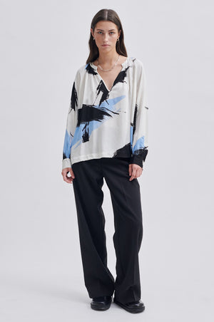 Second Female Josie Graphic Print Blouse - Open Air