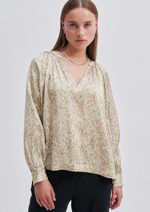 Tavan Tunic Blouse - Kelp