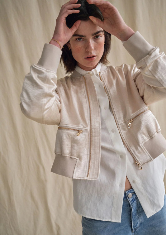 Mos Mosh - Cate Elna Jacket - Sheer Bliss