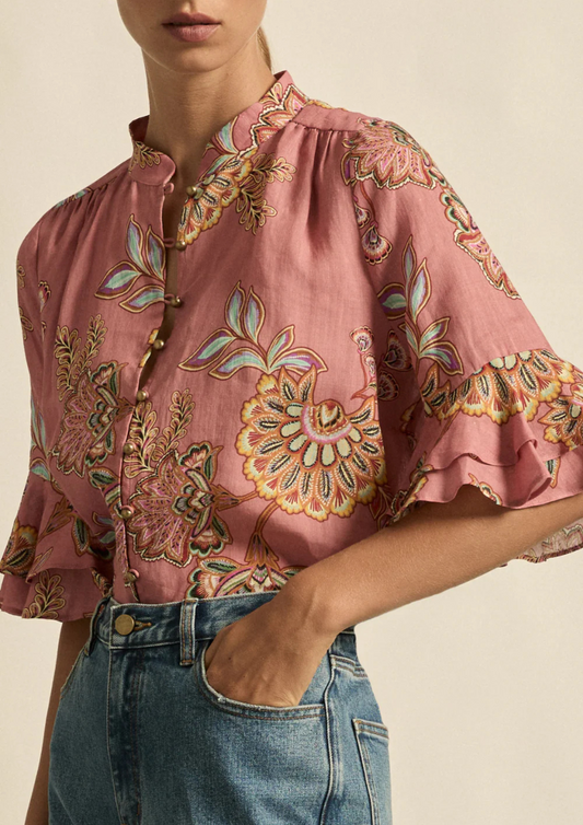 Zoe Kratzmann Fluctuate Top - Kgari Bloom
