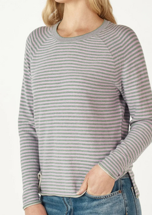 Zaket & Plover - ZP7147 Moss Stripe Crew