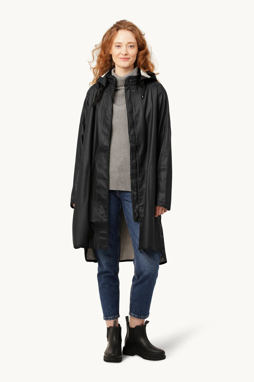ILSE JACOBSEN - Rain Jacket - Black