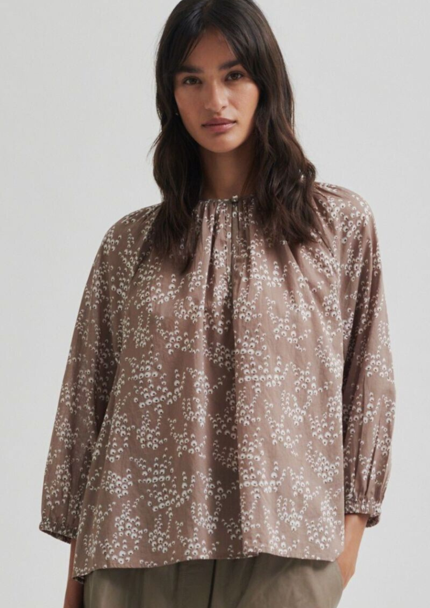 Second Female Sierra Blouse - Fossil